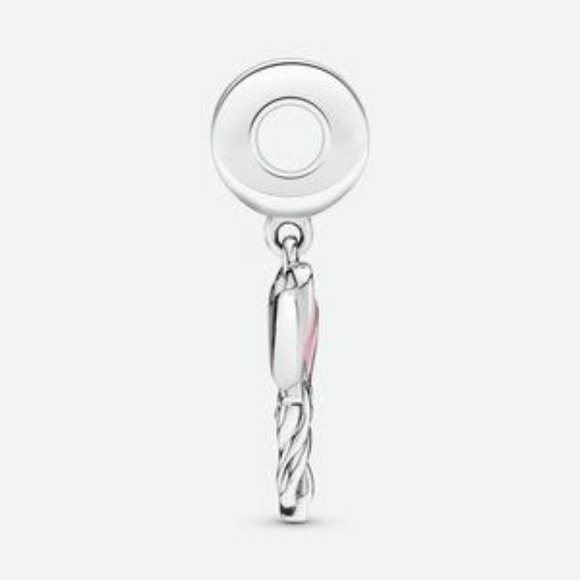 Pandora Dangle W/ Stiletto, Dress, Lipstick, Clear CZ & Enamel - Picture 2 of 4